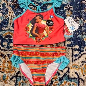 Girls 2 piece swimsuit. Disney. Brand new. Elena of Avalor